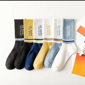 6 pairs Men's Print Cotton Crew Socks.